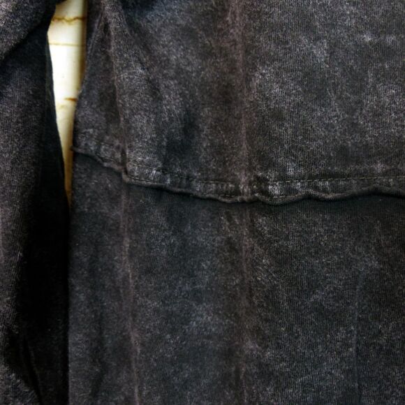 Free People Intimately Just Be Chill Romper Women XS Black Hooded Big Pockets - Picture 11 of 14